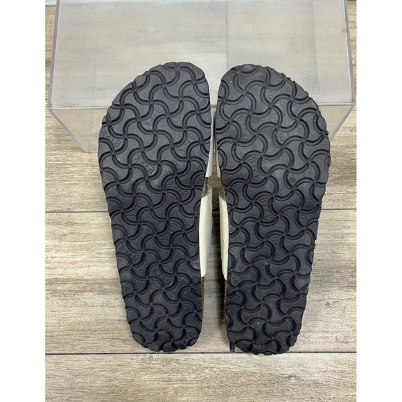 Birkis by Birkenstock Adjustable Strap Slide Sandals Women's Size 39 Beige - Picture 5 of 9